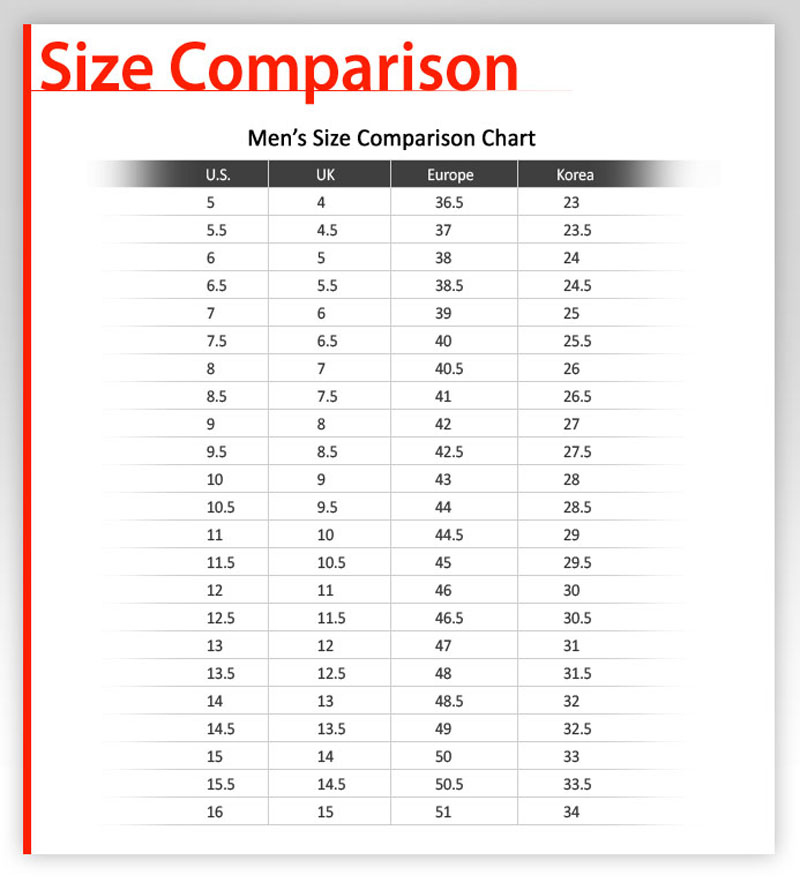 women's puma size chart