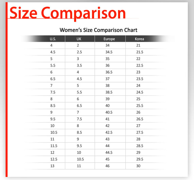 Uk and eu shoe size chart geox